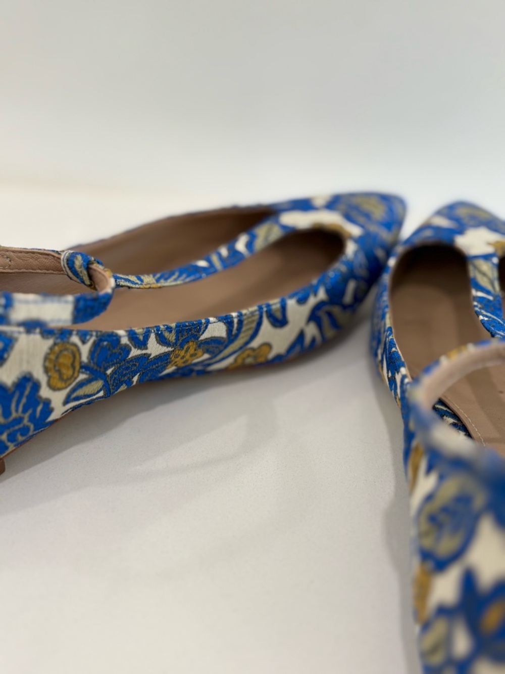 Tory Burch Silk Brocade Mary Jane Flats – Size 8.5 ✨ - Picture 12 of 16